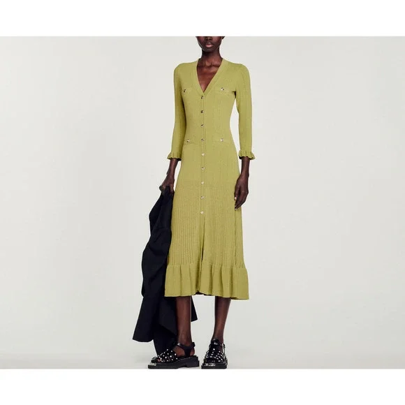 fleur du mal knit dresses Rib Knit Tube Dress